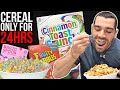 I ate cereal for 24 hours | Cheat Day