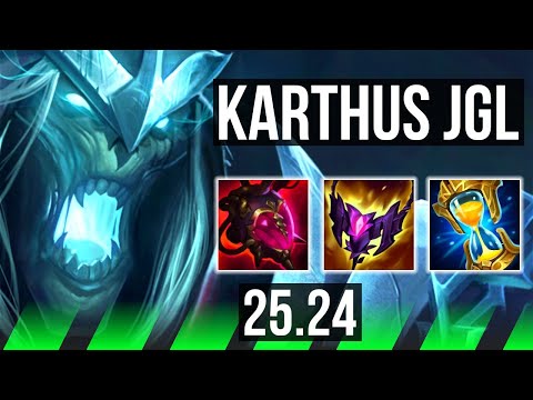 KARTHUS vs MASTER YI (JGL) | Good KDA: 22/2/12, 57K damage | EUW Master | 25.24