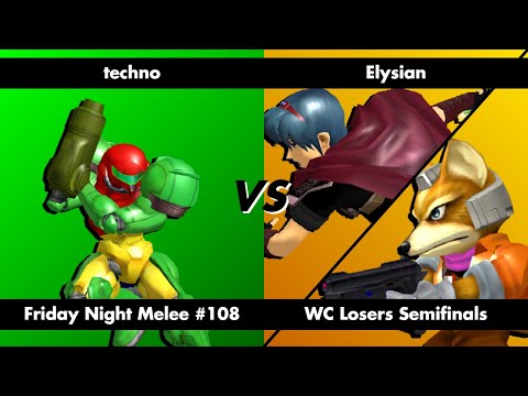 techno ( Samus ) vs Elysian ( Marth / Fox ) - [ WC Losers Semifinals ]