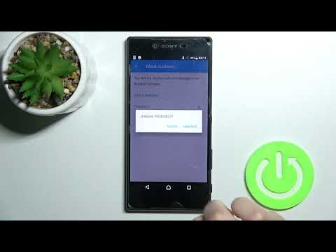 How to Unlock Number on Sony Xperia Z5 Premium / Remove contact from blacklist on Xperia Z5 Premium