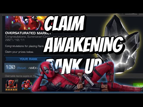 Claiming Rare 5 Star Deadpool / Rank Up / Sig Up in Marvel Contest of Champion