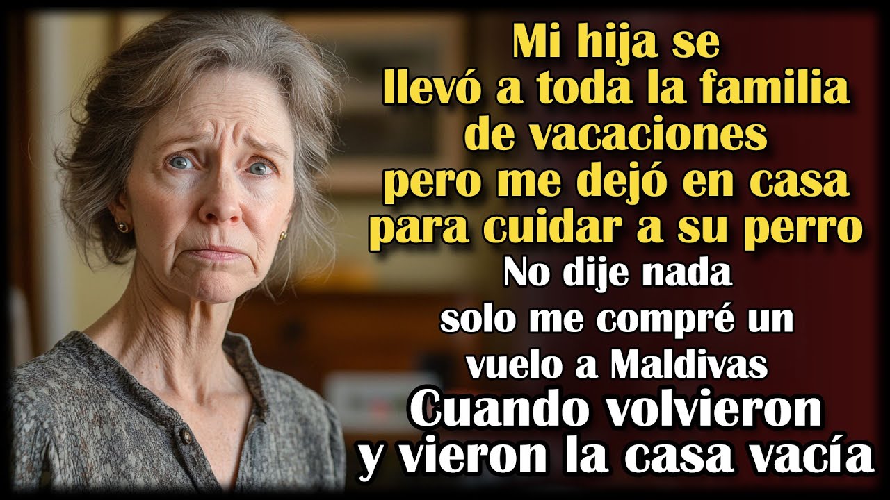 Mi hija viajó con su familia y me dejó el perro. Yo me regalé algo mejor: Maldivas