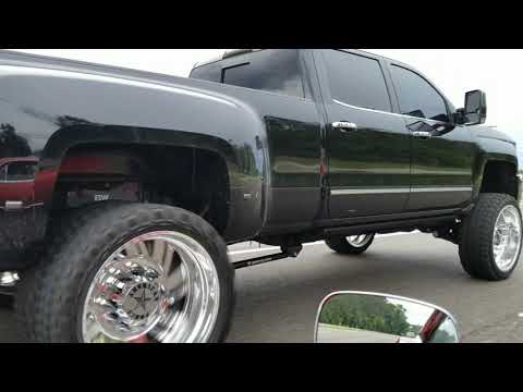 2015 Silverado 3500 dually on 26s American Force wheels