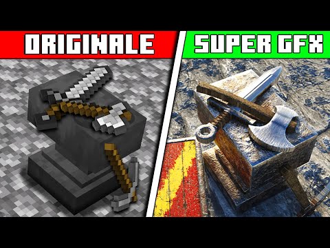 LA GRAFICA SUPER REALISTICA DI MINECRAFT ITA