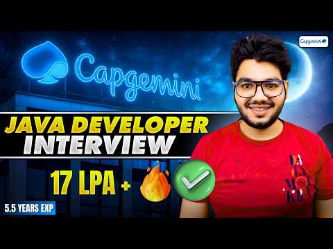 Capgemini Final Round Experience Java Developer