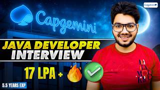 Capgemini Java Developer Interview Experience & Questions [ 17 LPA+ ]