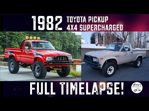 Thumbnail for Supercharged 1982 Toyota Pickup Restoration : FULL TIMELAPSE! by Toyota, Toyota Pickup EV, Vehicle