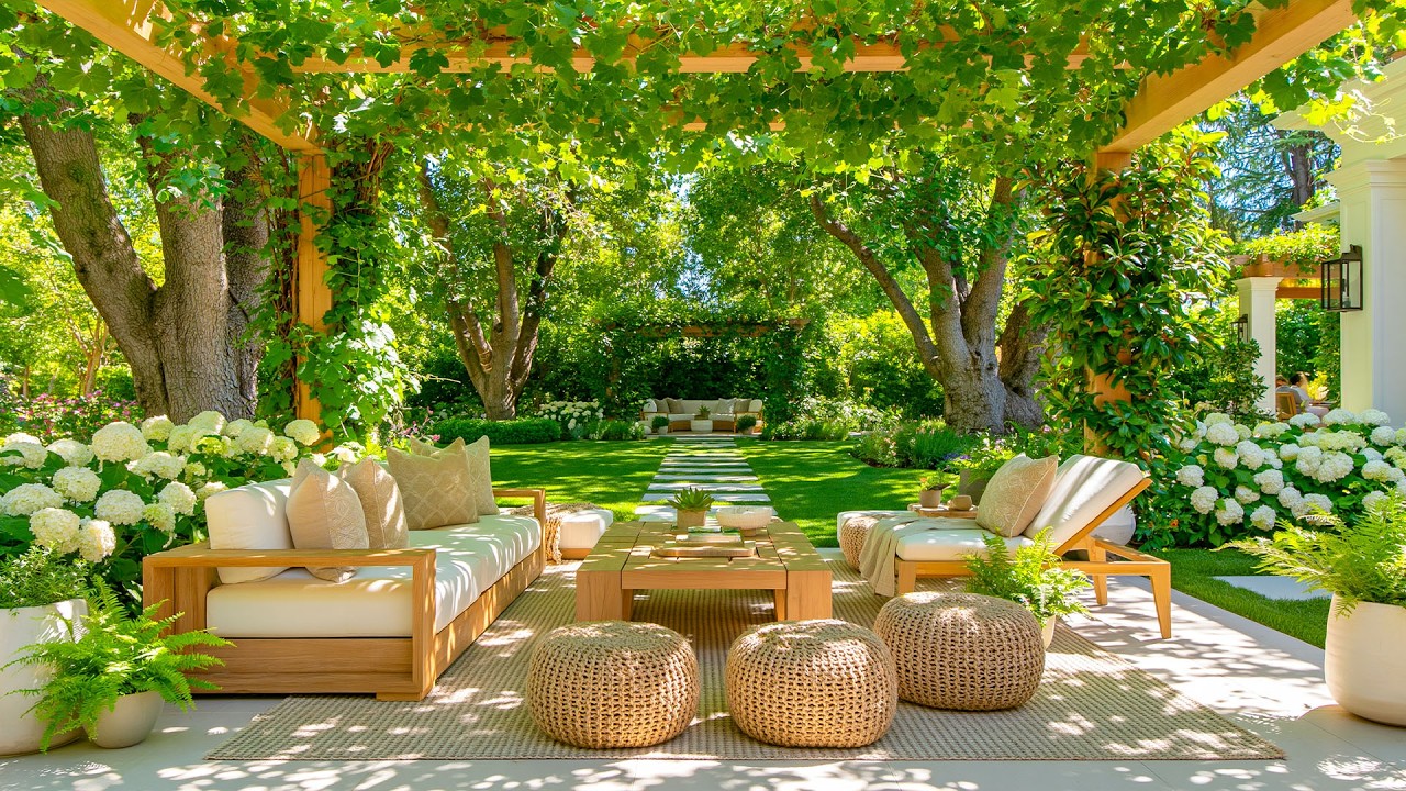 Beautiful Outdoor Garden Ideas | Create a Private Retreat With Plants & Natural Design 🌿