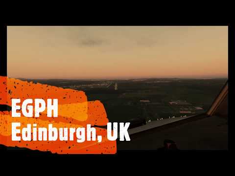 X-Plane 11 v11.50 - ZiboMod 737 - Landing at ORBX Edinburgh (EGPH)