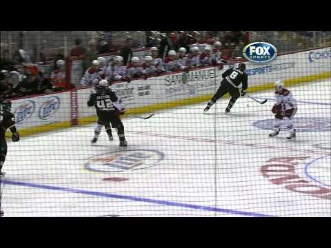 Shane Doan Hit On Dan Sexton (October,17,2010)