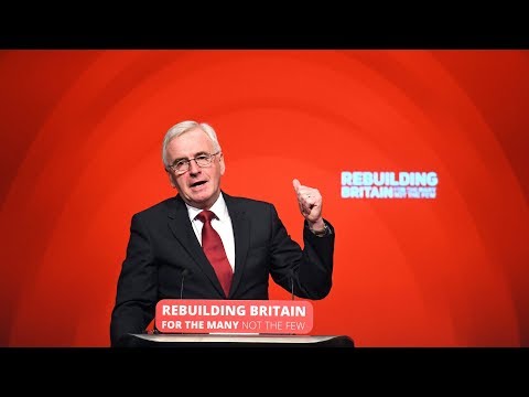 John McDonnell addresses Labour party conference