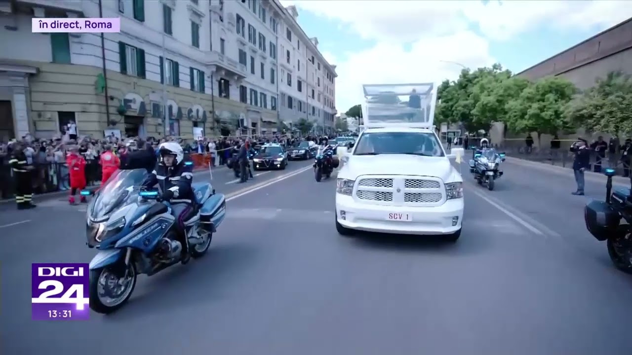 Ultimul drum al papei Francisc