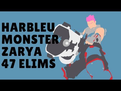 Overwatch Best Tank Player Harbleu Showing His Sick Zarya Skills
