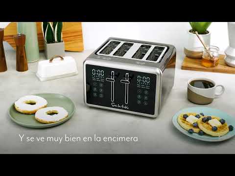 SLT 3209 - Presentamos el tostador de 4 rebanadas con pantalla táctil