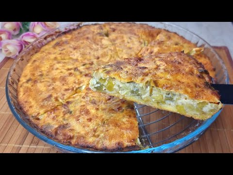 Lakror(PISPILI)Tradicional me presh👌Metodë ndryshe!Hidhini këtë siper qe mos te thahet!Leek pie