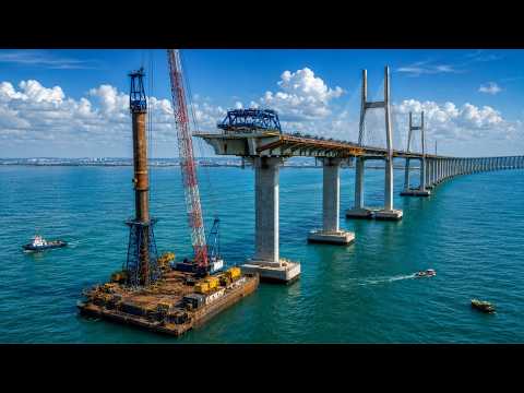 A ponte gigante que a Bahia espera há meio século começou a nascer no mar e vai custar 11 bilhões