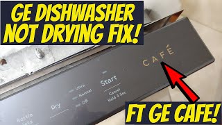Fix GE Dishwasher Not Drying (Heating Element Not Working) ft GE Cafe Dishwasher
