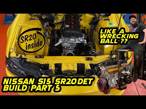 Starkeys Nissan S15 SR20DET build Part 5 - Get in the hole!