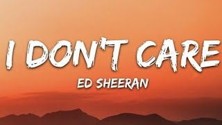 Download lagu Ed Sheeran - I DON'T CARE ( Music Lyrics ) mp3 Download lagu Ed Sheeran - I DON'T CARE ( Music Lyrics ) mp3