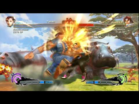 SSF4 - simadownaah (Chun Li) vs X (T.Hawk)