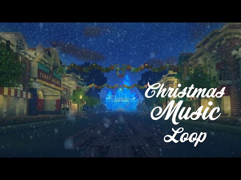 Main Street, U.S.A. Christmas Music Loop | Disneyland in Minecraft