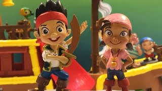 Jake and The Never Land Pirates 7 Figurine Playset Izzy, Cubby, Captain Hook, Tick-Tock Croc, Smee