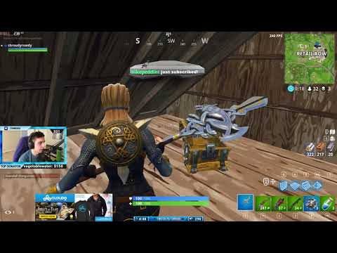 Shroud solo Fortnite: Insane Impulse game | Mar 24