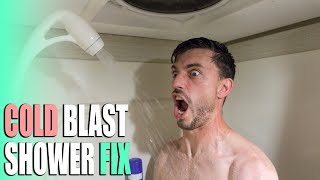RV Shower Cold Water Blast & Leaky Shut Off Valve Fix - DIY RV Upgrade