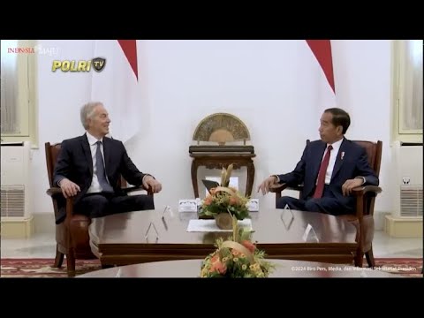 PRESIDEN TERIMA MANTAN PM INGGRIS