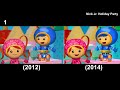 Nick Jr Holiday Party Differences Comparison 2012 Vs 2014