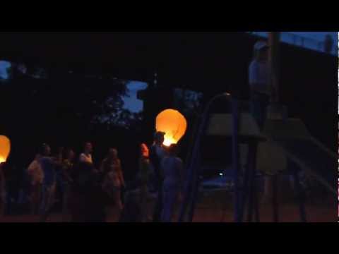 Небесные фонарики в Бузулуке