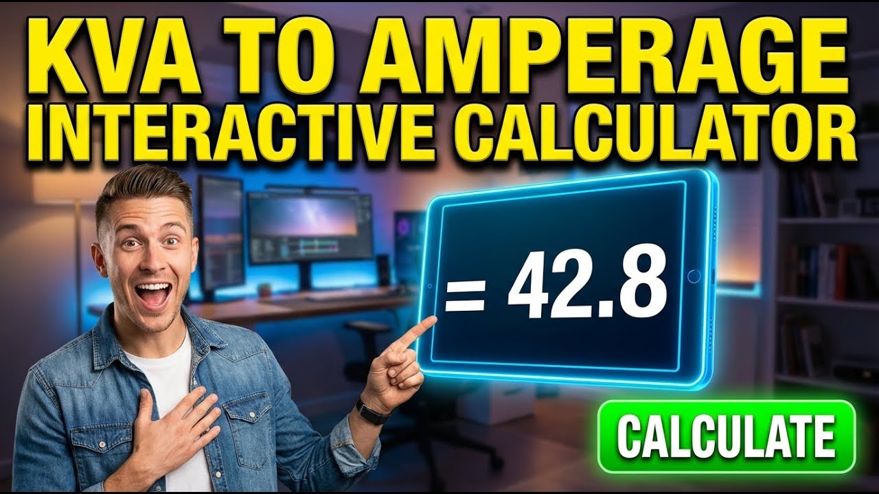 KVA To Amperage Interactive Calculator
