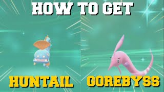 HOW TO EVOLVE CLAMPEARL INTO HUNTAIL AND GOREBYSS IN POKEMON BRILLIANT DIAMOND AND SHINING PEARL