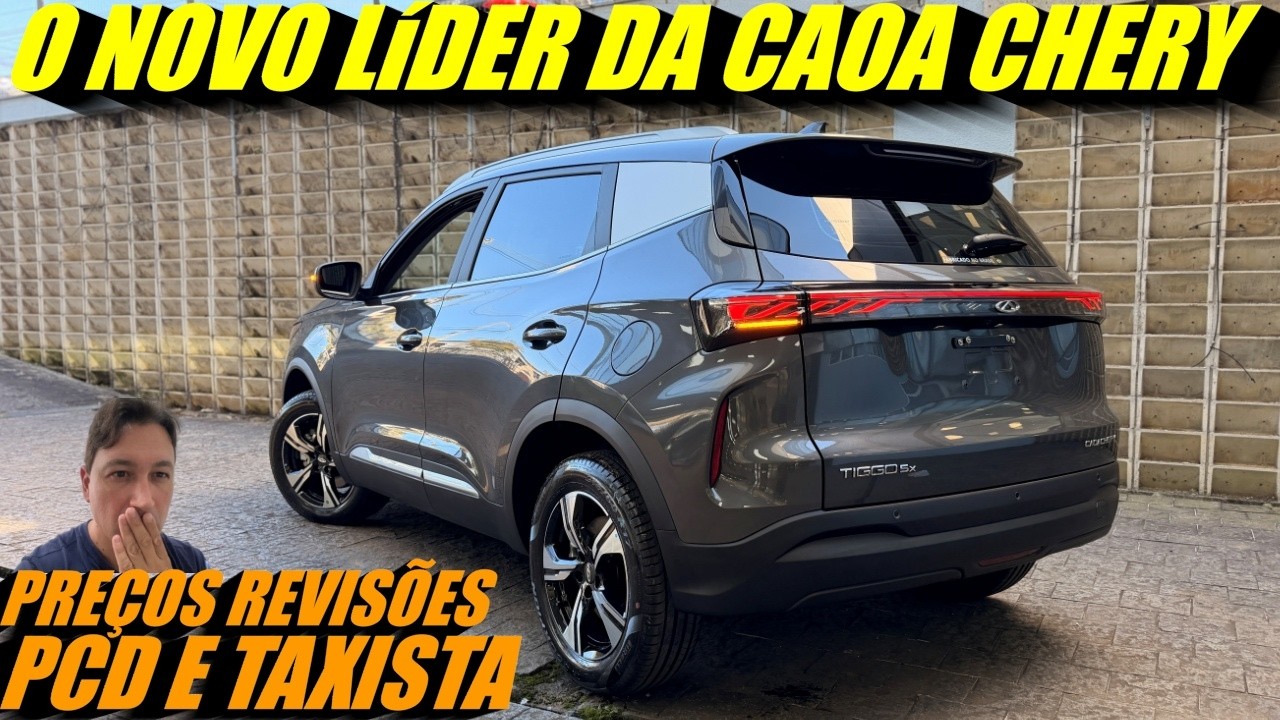 NOVO TIGGO 5X SPORT 2027 É O NOVO LÍDER DA CAOA CHERY! Preço PCD, Revisões e Novo Preço