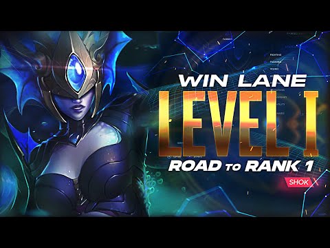 HOW TO PUNISH BAD WAVE CONTROL - WIN LANE AT LEVEL 1 - ROAD TO RANK 1