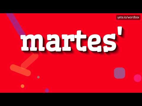 MARTE - HOW TO PRONOUNCE MARTE? #marte