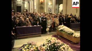 ITALY: ROME: FUNERAL OF EDDA CIANO, DAUGHTER OF BENITO MUSSOLINI video