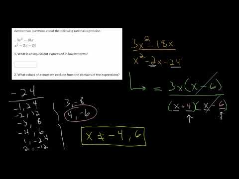 Reduce Rational Expressions to Lowest Terms: Practice