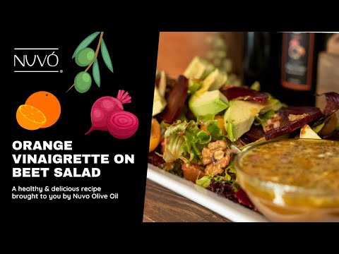 Orange Vinaigrette on Beet Salad