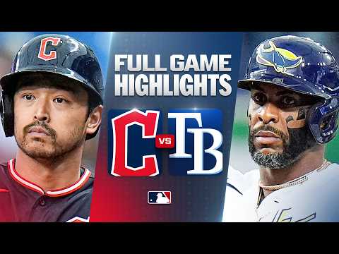 탬파베이 VS 클리블랜드 3:0 MLB 하이라이트