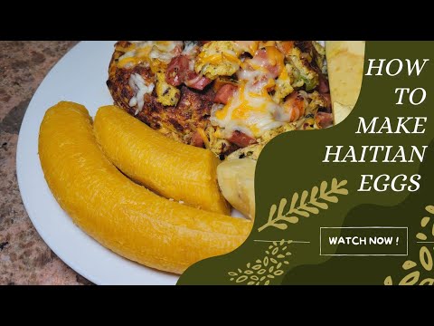 How to make Haitian Eggs|Vin Appran kijan pou fè ze ayisyen