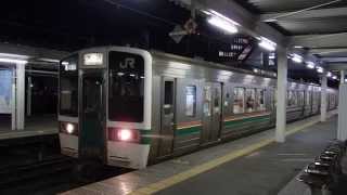 preview picture of video '山形線719系5000番台 山形駅発車 JR-East 719 series EMU'