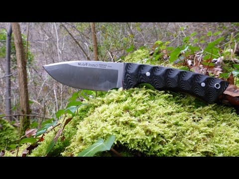 Muela Rhino Bushcraft  Knife in 14C28N Sandvik Alloy