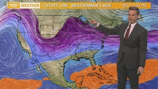 Warming trend and rainy end to the week