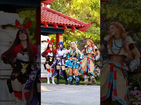 Genshin Dance! Nippon Egao Hyakkei Trend w/ @RaineEmery @prototype_fox @Athena_grimes