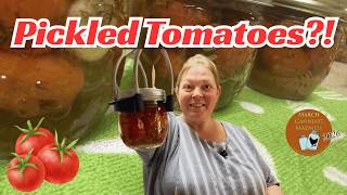 I Turned Cherry Tomatoes Into PICKLES… and WOW! 🍅 (Safe Canning Recipe)