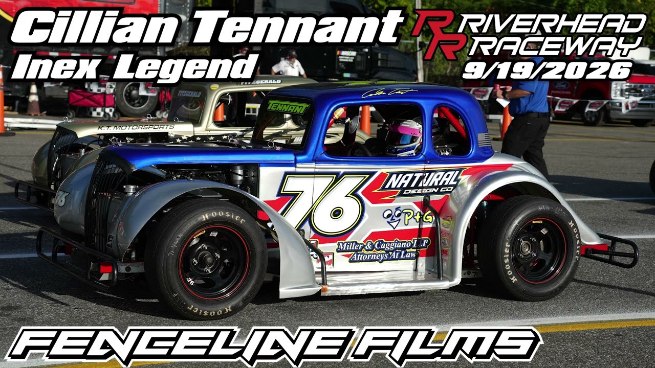 Cillian Tennant Inex Legend at Riverhead Raceway