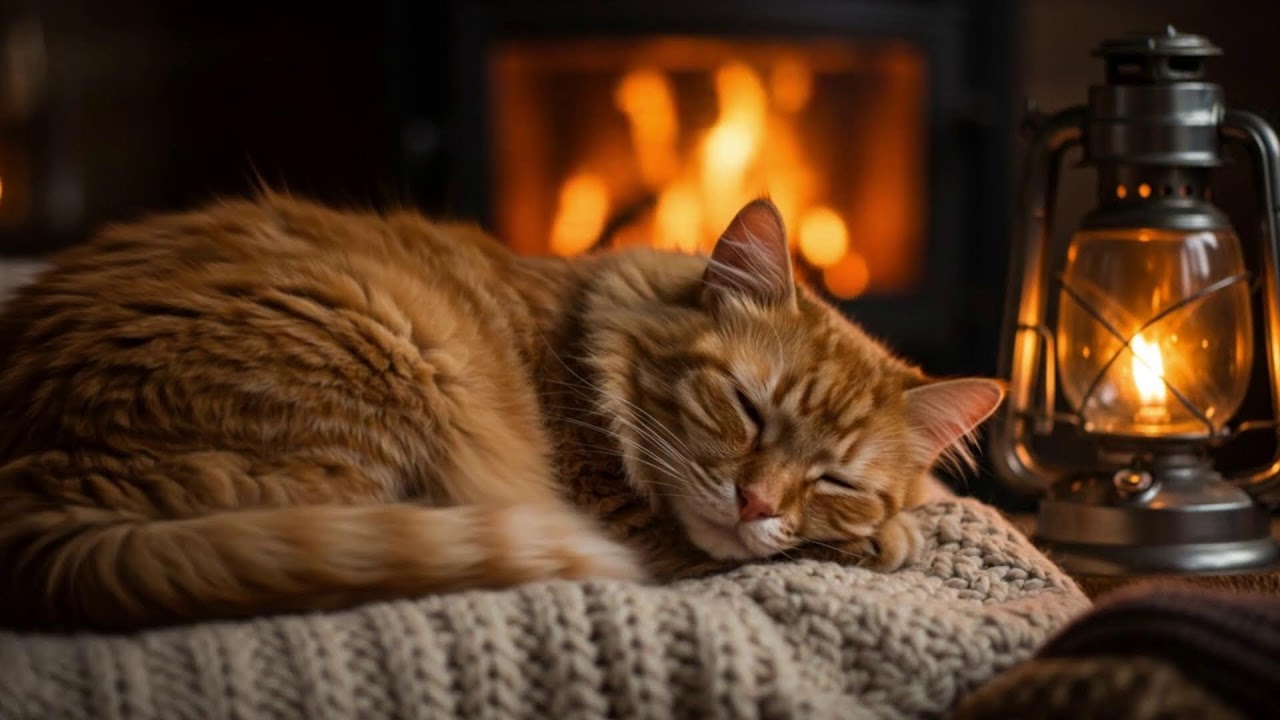 Cat Music for Anxiety! Deep Sleep and 432Hz Stress Relief with Cozy Ambience No Ads