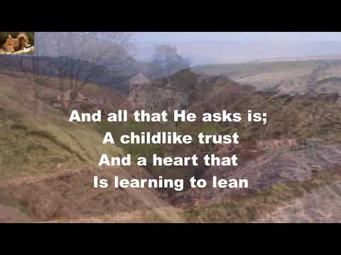 Learning to lean on Jesus