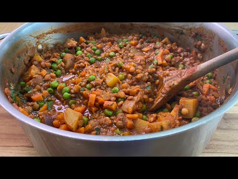 NORTH AFRICAN LENTIL STEW...healthy and incredibly delicious!